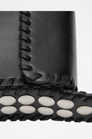 Sac à main clouté - Noir