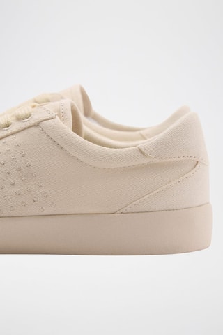 Tennis lacées - Beige