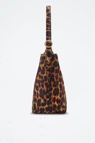 Sac cuir léopard - Marron