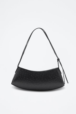 Sac ovale texturé - Noir