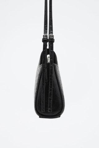 Sac ovale texturé - Noir