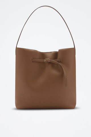 Sac seau boucle - Marron