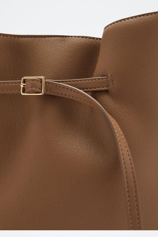 Sac seau boucle - Marron