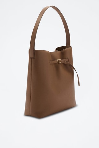 Sac seau boucle - Marron