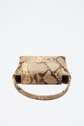 Sac à rabat chaîne - Beige