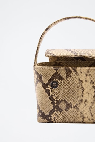 Sac à rabat chaîne - Beige