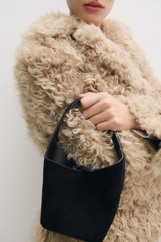 Sac porté main cuir - Noir