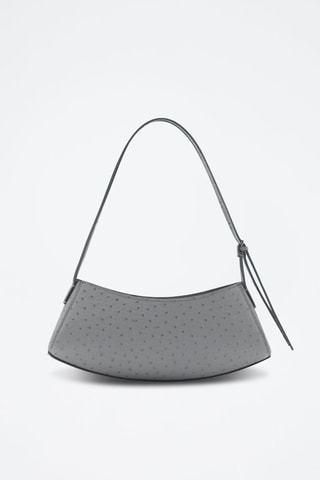 Sac ovale texturé - Gris