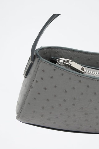 Sac ovale texturé - Gris