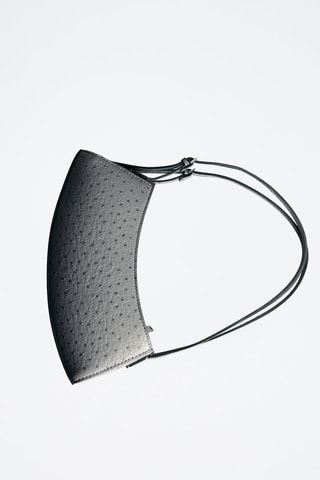 Sac ovale texturé - Gris