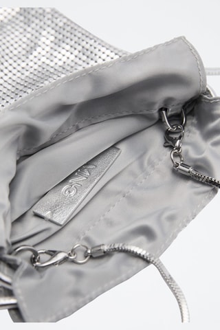 Sac porté main paillettes - Argenté