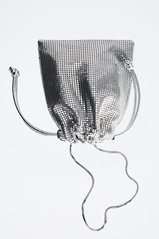 Sac porté main paillettes - Argenté