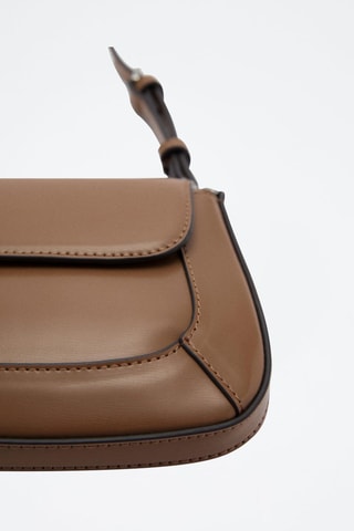 Sac porté épaule rabat - Marron