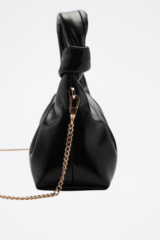 Mini sac chaîne - Noir