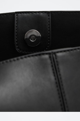 Sac cabas anse courte - Noir