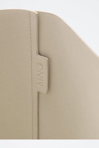 Sac shopper similicuir - Blanc cassé