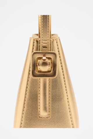 Mini sac cabas métallisé - Doré