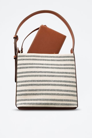 Sac cabas imprimé - Beige