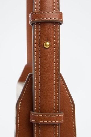 Sac cabas imprimé - Beige