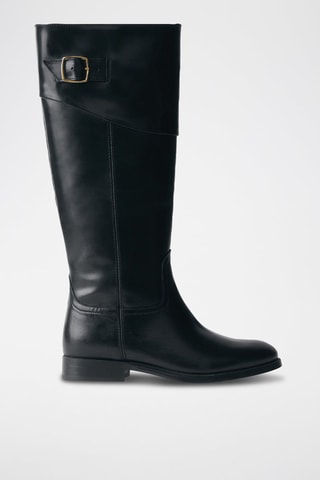 Bottes en cuir - Noir
