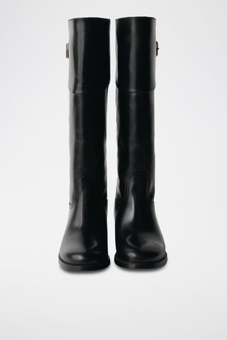 Bottes en cuir - Noir