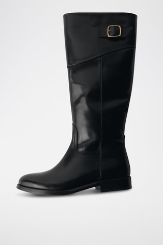 Bottes en cuir - Noir