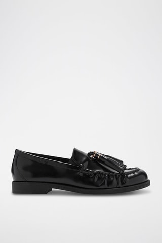 Mocassins en cuir - Noir