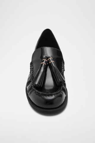Mocassins en cuir - Noir