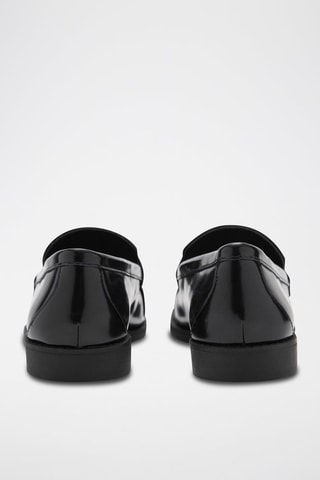 Mocassins en cuir - Noir