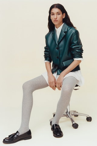 Mocassins en cuir - Noir