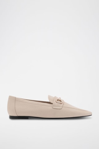 Mocassins en cuir - Beige