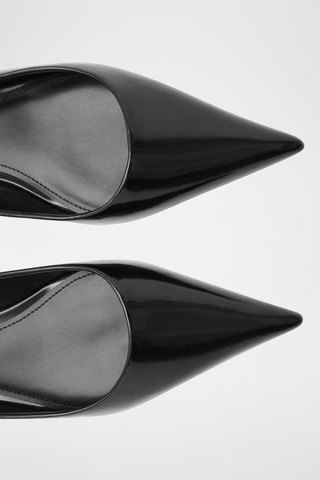 Chaussures vernies talon - Noir