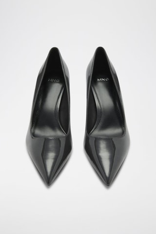 Chaussures vernies à talon - Gris