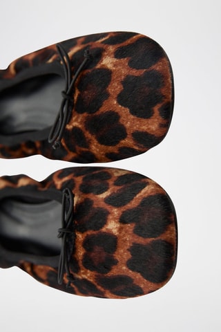 Ballerines en cuir - Noir