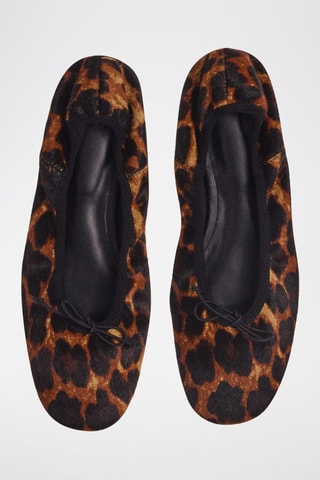 Ballerines en cuir - Noir