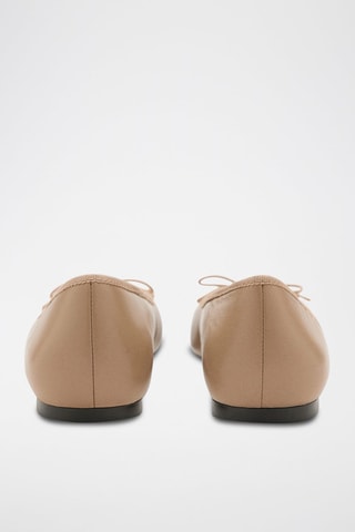 Ballerines en cuir de chèvre - Marron