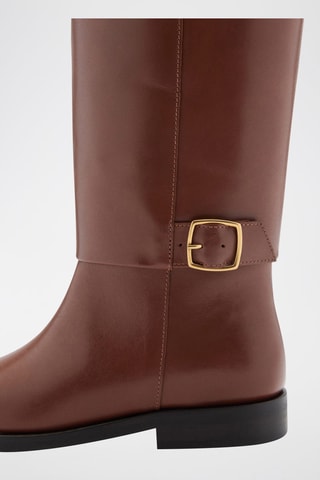 Bottes en cuir - Marron