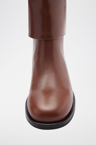 Bottes en cuir - Marron