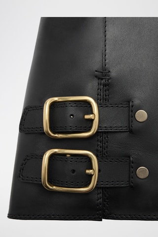 Bottines en cuir - Noir