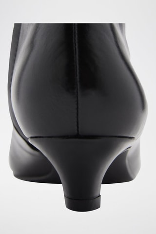 Bottines en cuir - Noir