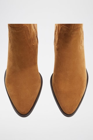 Bottines en cuir - Marron