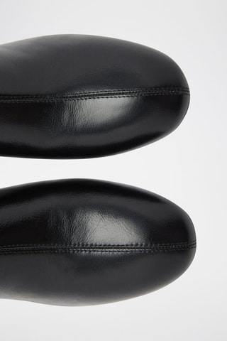 Bottines en cuir - Noir