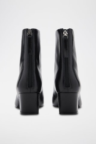 Bottines en cuir - Noir