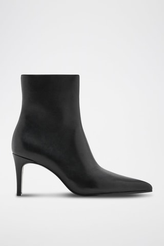 Bottines en cuir de chèvre - Noir