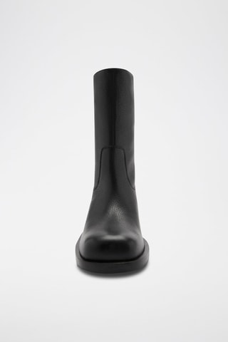 Bottines en cuir - Noir