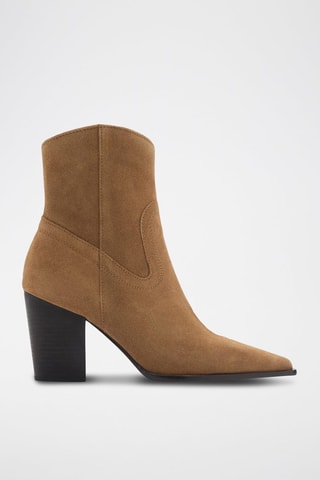 Bottines en cuir - Marron