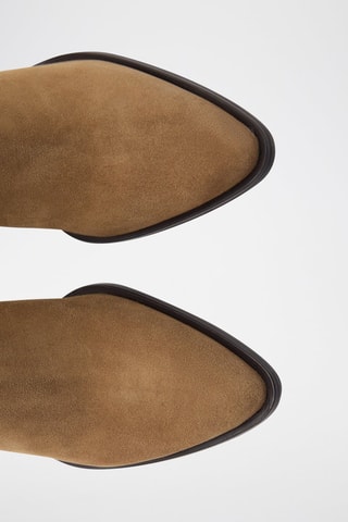 Bottines en cuir - Marron