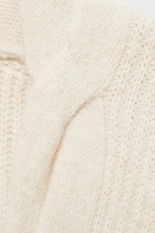 Pull-over torsades col V - Ecru