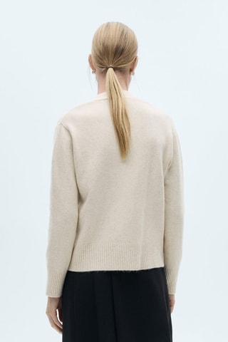 Cardigan maille boutons - Sable