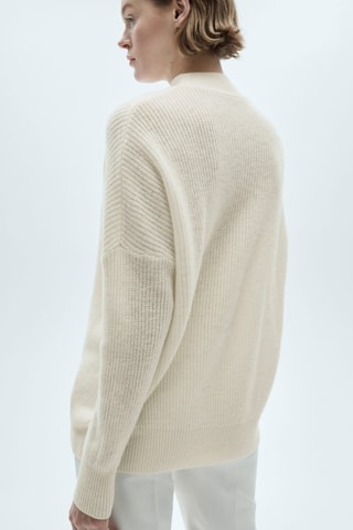 Pull-over en laine oversize - Ecru